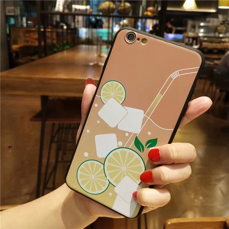 Силиконовый чехол для Apple iphone6 6 plus 7 8 X летом прохладно дизайн моды мягкий