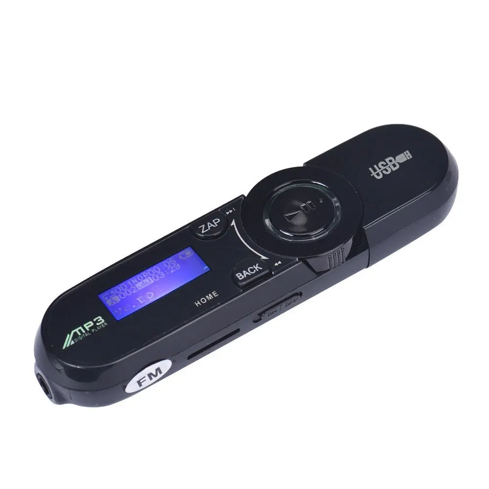 Портативный MP3 плеер WMA флеш-диск USB 2,0 цифровой аудио музыкальный плеер HD ЖК-экран дисплей FM радио Поддержка Micro TF карта
