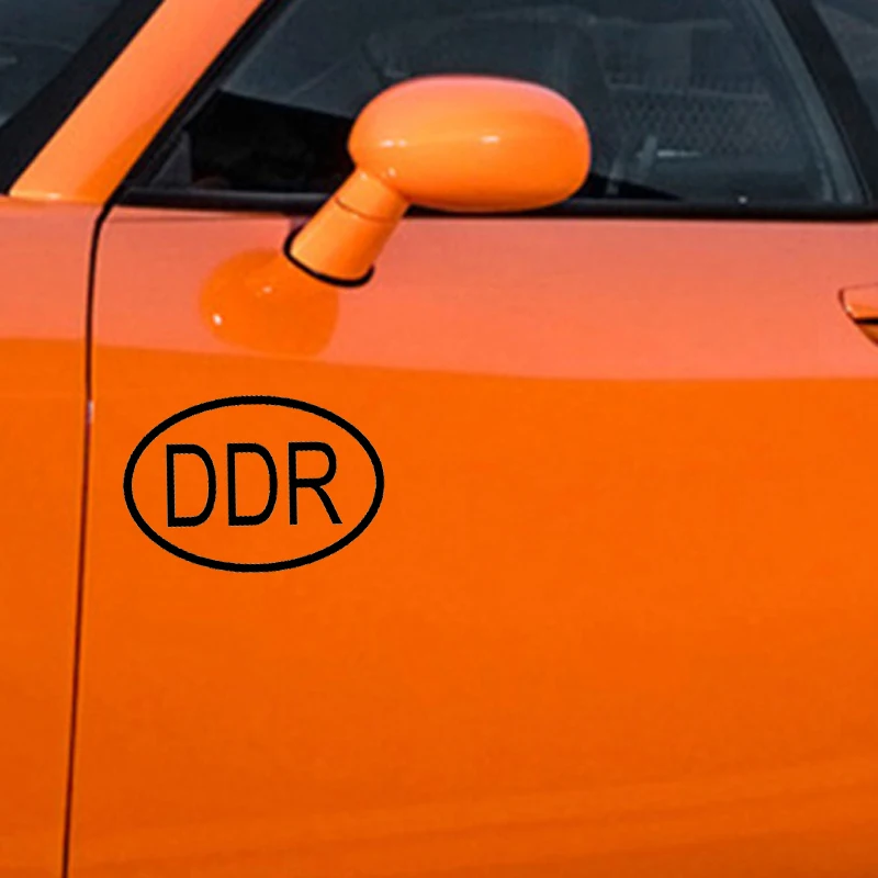YJZT 13 6 см * 9 3 DDR немецкий код страны овальная Автомобильная Наклейка Виниловая