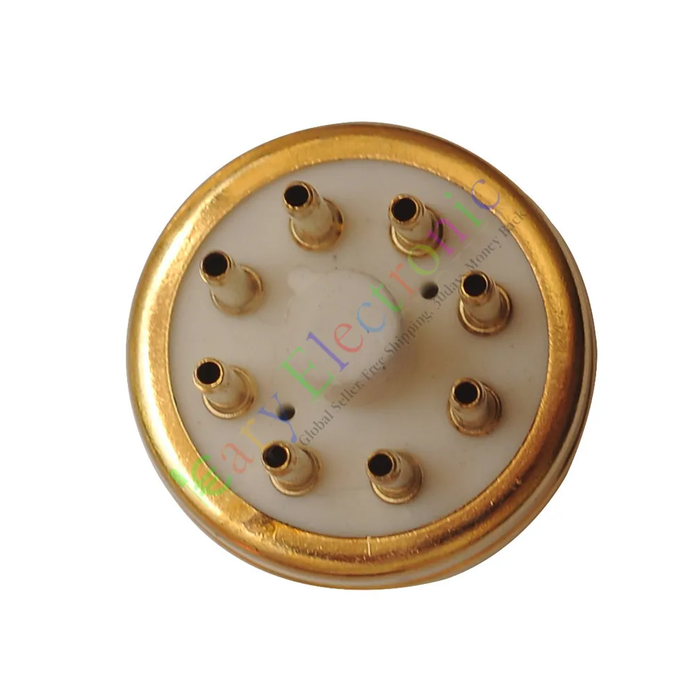 Оптовая и розничная продажа 50 шт. 8Pin Gold Bakelite гнезда вакуумных трубок Saver base Fr 6L6 EL34