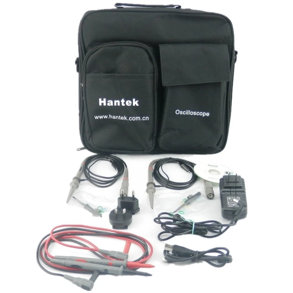 Ручной цифровой осциллограф Hantek Dso1062b измеритель мультиметр двухканальный 60 МГц