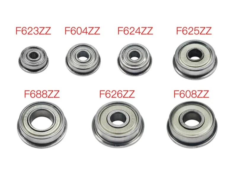 

flange bearing F623ZZ F624ZZ F625ZZ F688ZZ F604ZZ 3D printer accessories