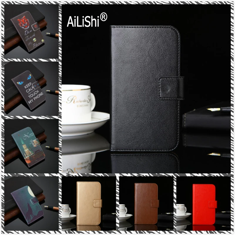 

AiLiShi Leather Case For MyPhone Pocket 18x9 Funky Go Fun LTE 5 6 Lite Prime Plus 2 Power Flip Cover Wallet With Card Slots Case