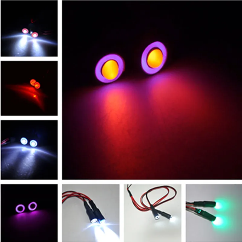 AXSPEED RC автомобиль светодиодный светильник s ангел демон глаз головной фары 4 2 V-6V 10