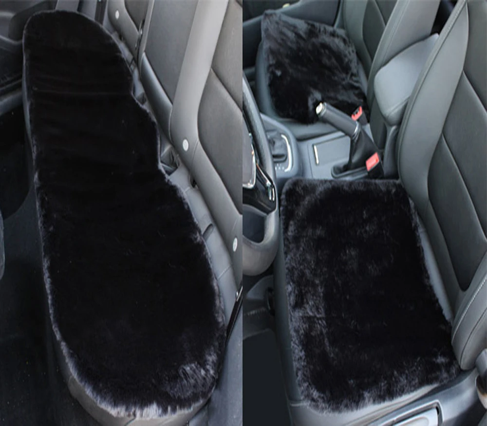 

2021 3pcs Super Sofa Faux Rex Rabbit Fur Seat Cushion Set Unviersal Fit Faux Fur Car Cushions Home Decor
