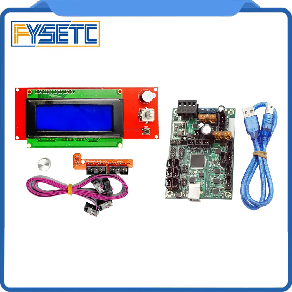 Клон Prap Prusa i3 Ramps 1 4 2004 LCD с Mini Rambo 1.3A материнская плата для 3D принтера MK2 разработано