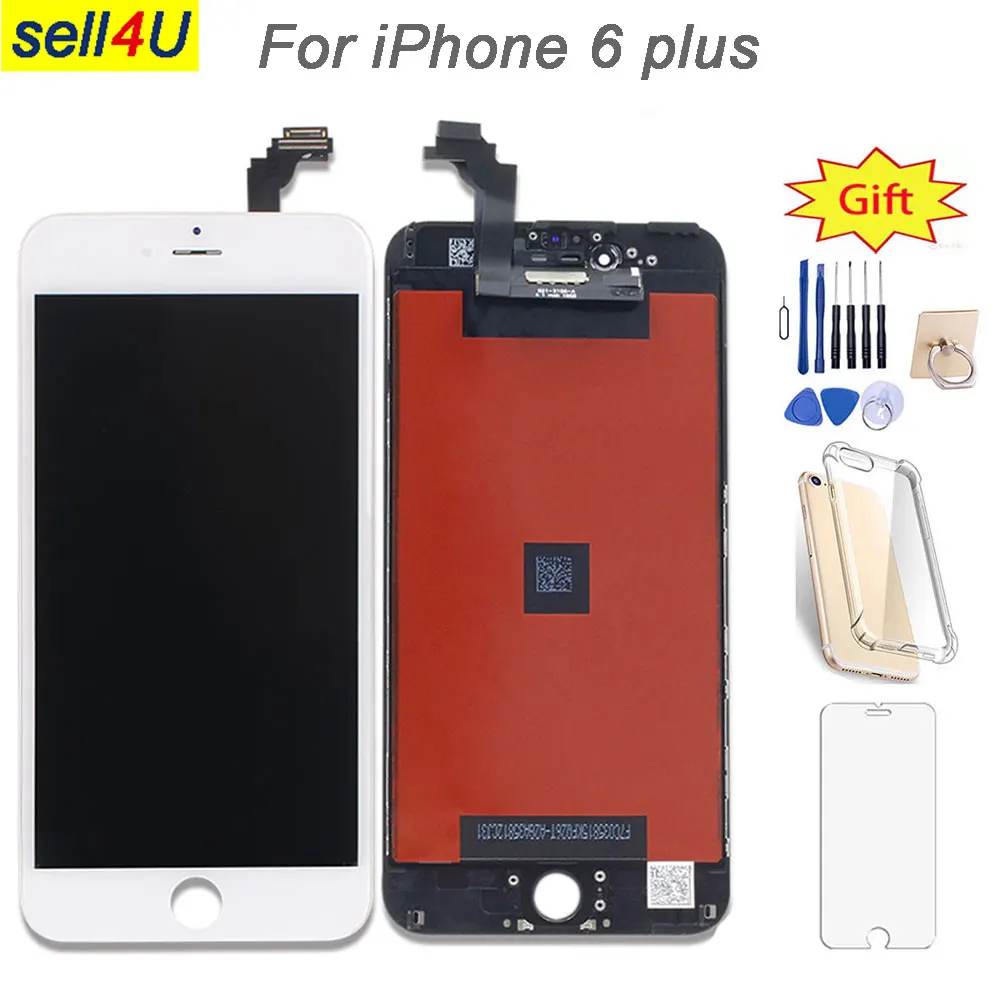 ЖК экран для iPhone 6 plus дисплей с сенсорным экраном в комплекте замены класса A