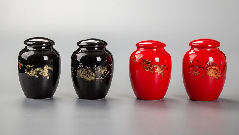 Новая ручная роспись керамики специй чайная банка древняя коробка (чай сахар