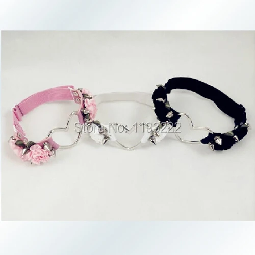 Подвязка с сердцем ручной работы в стиле панк опт Харадзюку шипованные шипы