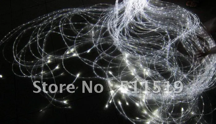 Оптоволоконный светильник для занавесок с мерцающим кабелем 100 прядей длиной 1 м +