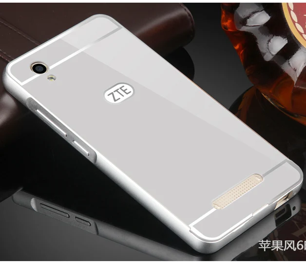 Чехол для Zte x3 d2 тонкая роскошная алюминиевая металлическая рамка акриловая
