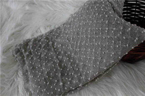 gray 50X75 см Dotty обёрточная бумага мини попкорн одеяло попкорн фон стрейч обёрточная бумага новорожденный фото реквизит - Цвет: gray