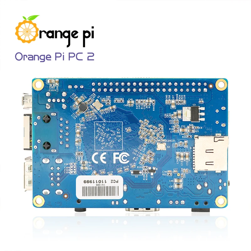 Оранжевый Pi PC2 SET5: оранжевый Pi PC2+ прозрачный ABS чехол+ блок питания
