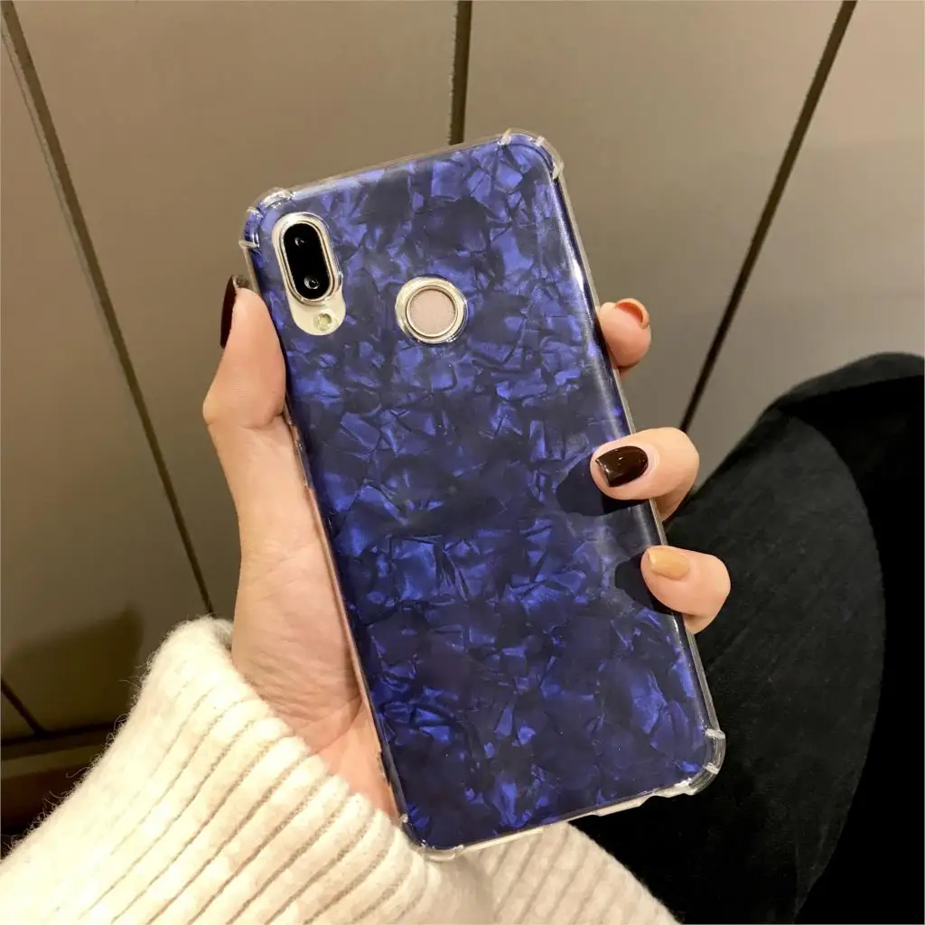 Противоударный мраморный защитный силиконовый чехол из ТПУ для Huawei P20 Lite P30 Pro P10