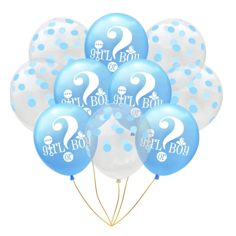 10pc Пол раскрыть шар вечерние пакет Baby Shower «мальчик или девочка "баннера и шарики ко дню рождения бумажные цветы-шары Беременность announcem - Цвет: 10pc