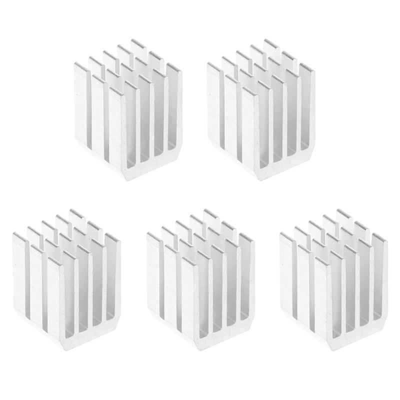 5 x Алюминий охлаждения шт 9x9x12MM Чипсет теплоотвод Оперативная память Радиатор