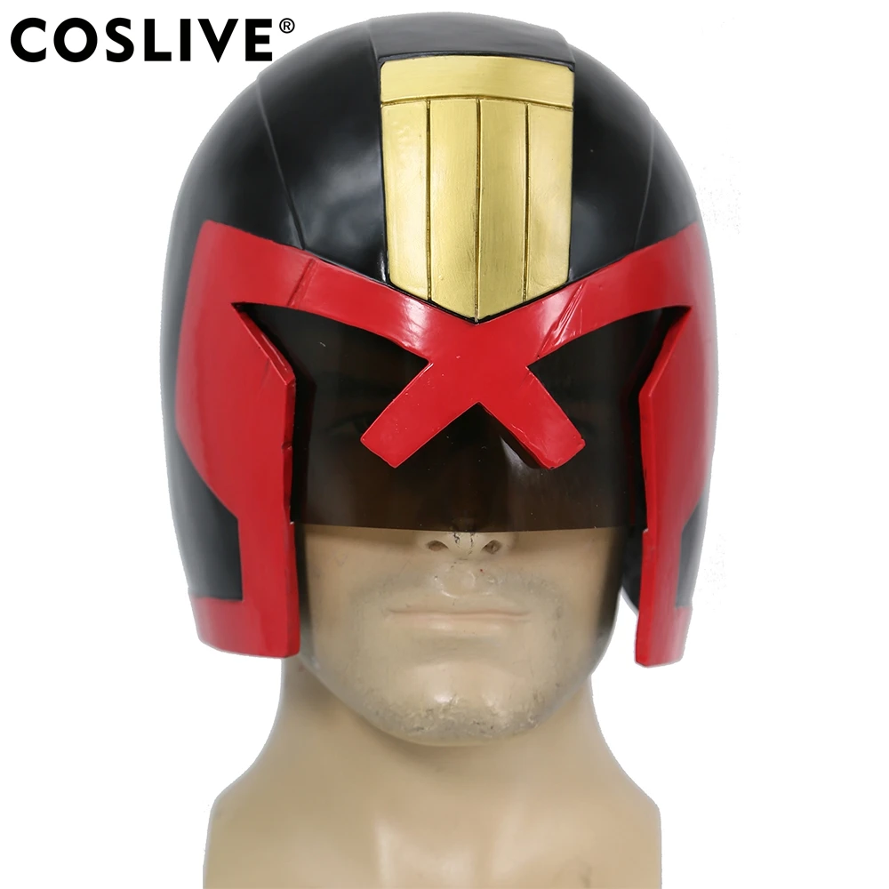 Косплей маска Coslive косплей для Хэллоуина судейский шлем Dredd с полной головкой