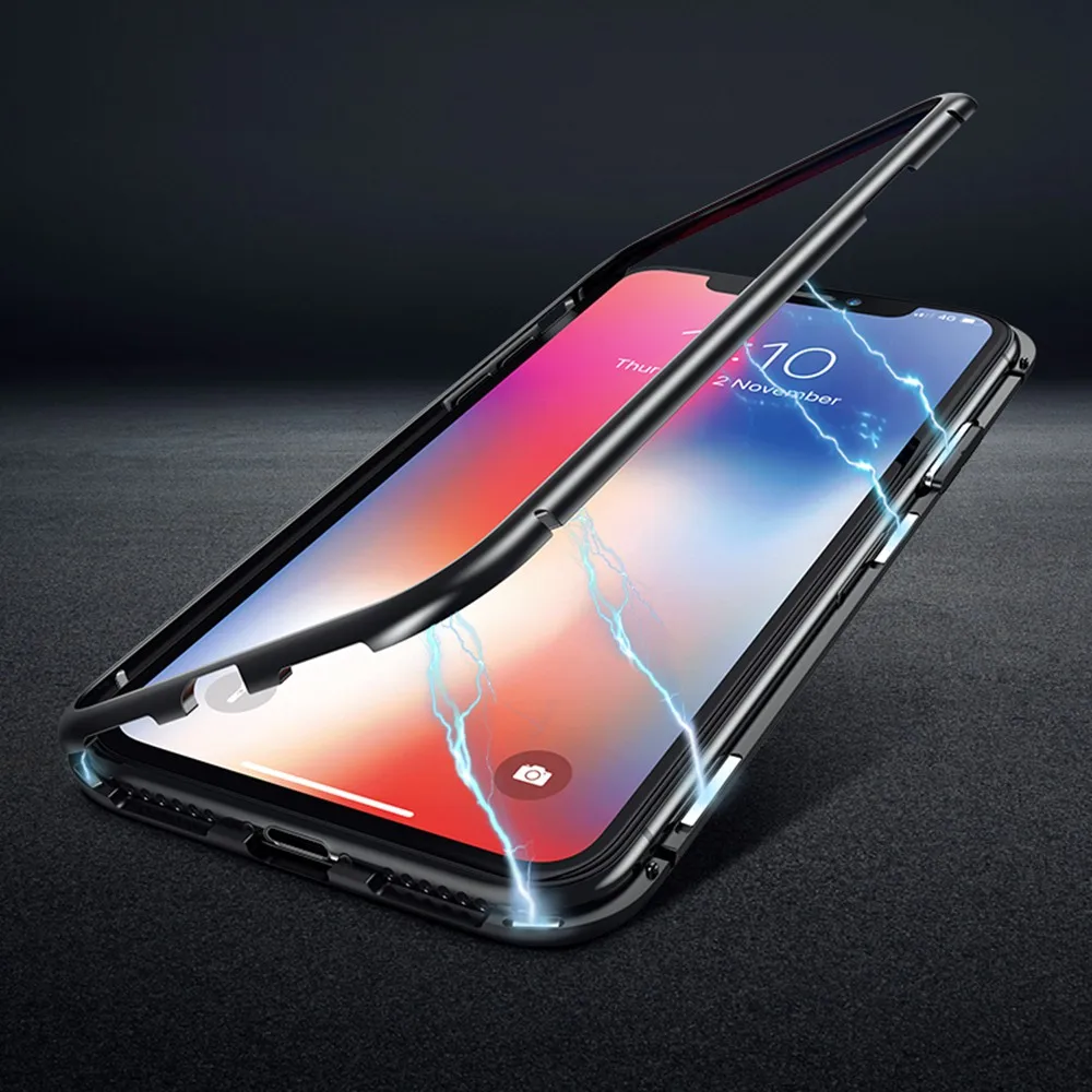 FLOVEME Магнитный адсорбционный чехол для телефона samsung Galaxy A70 A50 A30 A20 S10 S9 S8 Plus Note 9 8 из