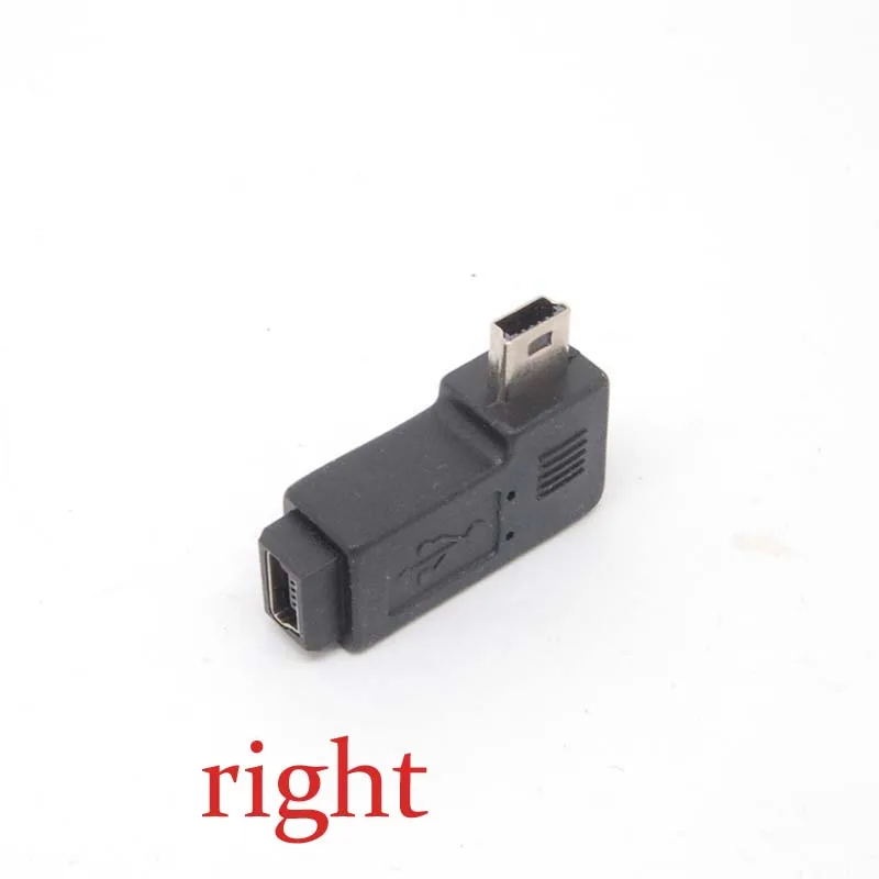 Премиум Mini USB Мужской правый угол к Mini USB Женский чехол адаптеры-конвертеры