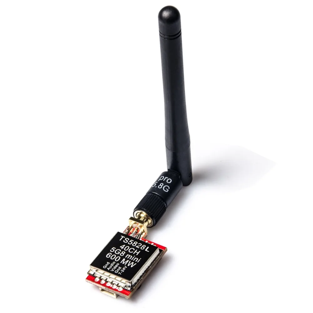 АКК FPV TS5828L/KC25/CA40 5 8G 600MW 40Ch Мини AV Передатчик для мультикоптера|av transmitter|mini transmitter600mw