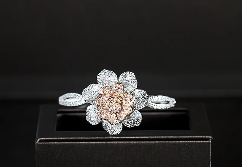 LAN PALACE Новое поступление свадебные ювелирные изделия с кубическим цирконием