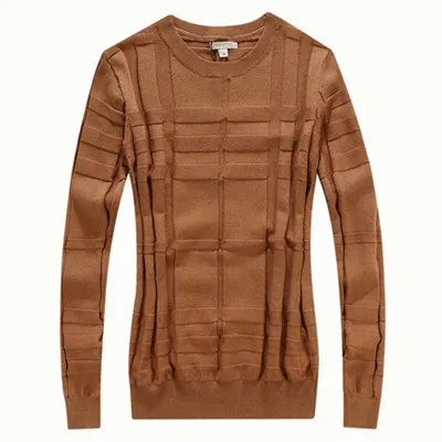 2016 Лучшие Качества Марка Мужчины Свитер Мода Шею Шерстяной Сплошной Цвет 4 Цветов