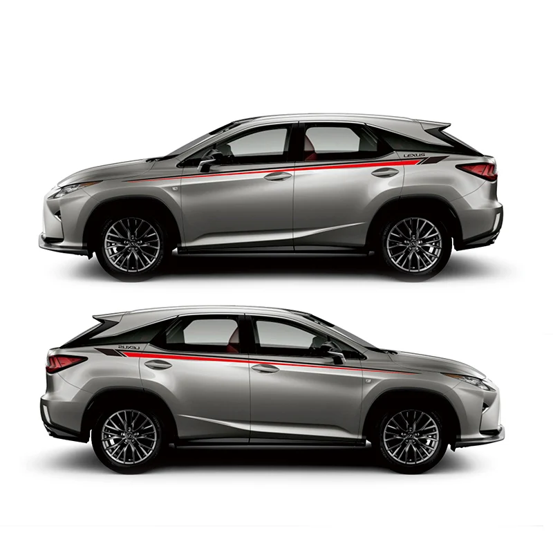 TAIYAO автомобильный стильный спортивный автомобильный стикер для Lexus RX 200t 300h 450h F Спортивный знак Levinson автомобильные аксессуары и наклейки авто стикер - Название цвета: Gray car