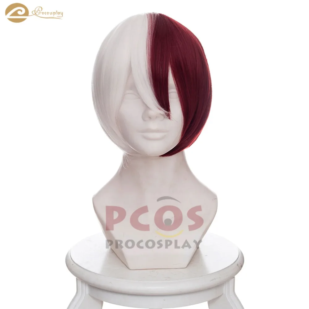 Todoroki Shoto парик для косплея герой Academy парики mp004164|Реквизит костюмов| |