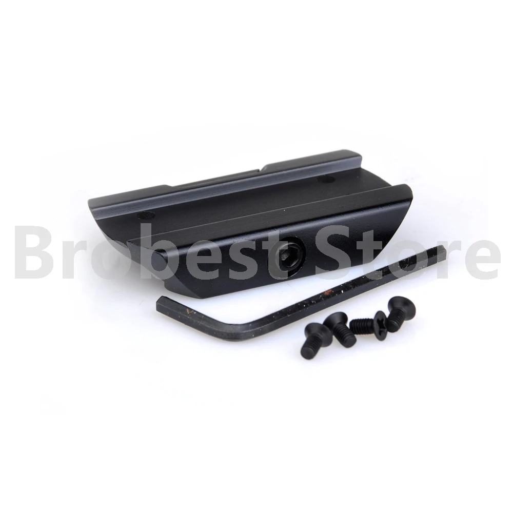 BK Brobest низкое крепление для T1/T-1/T2/T-2/TARGET TR02 Red Dot - Цвет: BK