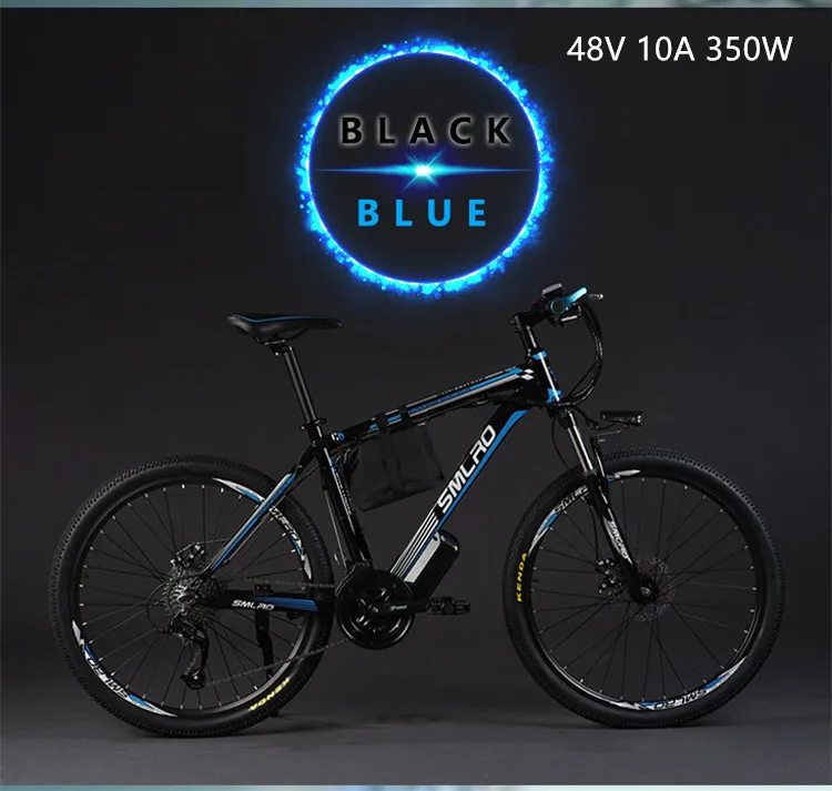A1 x-передний фирменный 26 Дюймов 48V 500W 12A литий Батарея горный электровелосипед 27 Скорость электрические велосипеды горные, фара для электровелосипеда - Цвет: A1