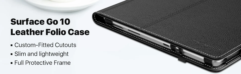 Чехол для нового microsoft Surface Go, тонкий складной чехол-книжка с подставкой, с держателем для карандашей, совместимым с типом клавиатуры