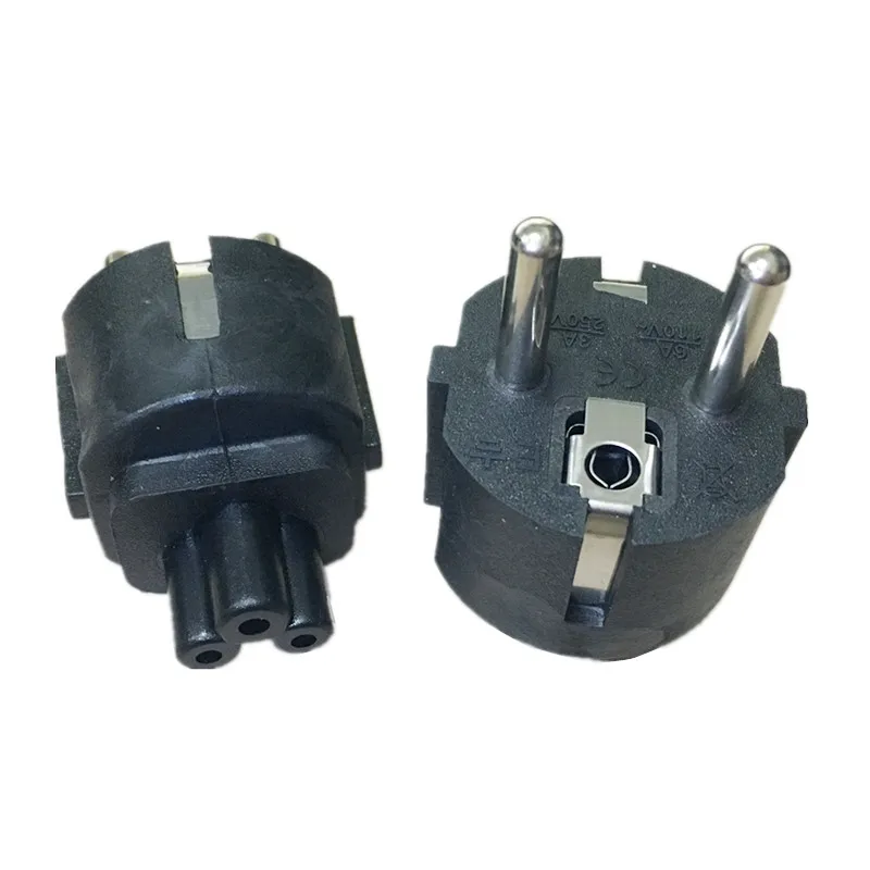 10 шт./лот штепсельная вилка сетевого кабеля европейского стандарта для IEC320 C5