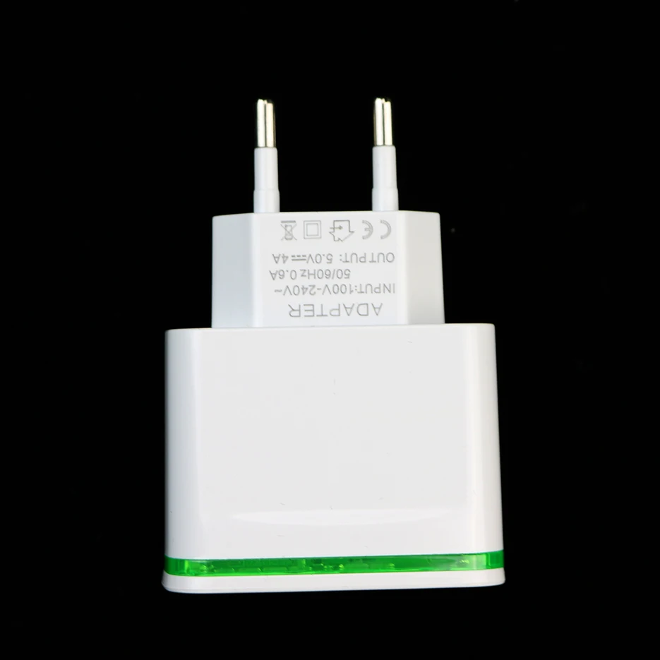 4 USB адаптер переменного тока зарядное устройство для телефона 5 V/4A EU US быстрая