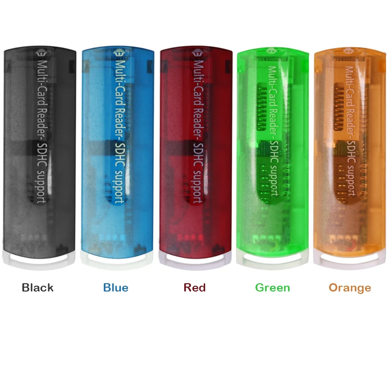 Фото SR New Hot все в 1 USB 2,0 Мульти устройство для чтения карт памяти, разъем адаптера для Micro SD MMC SDHC TF M2 карта памяти MS Duo №5