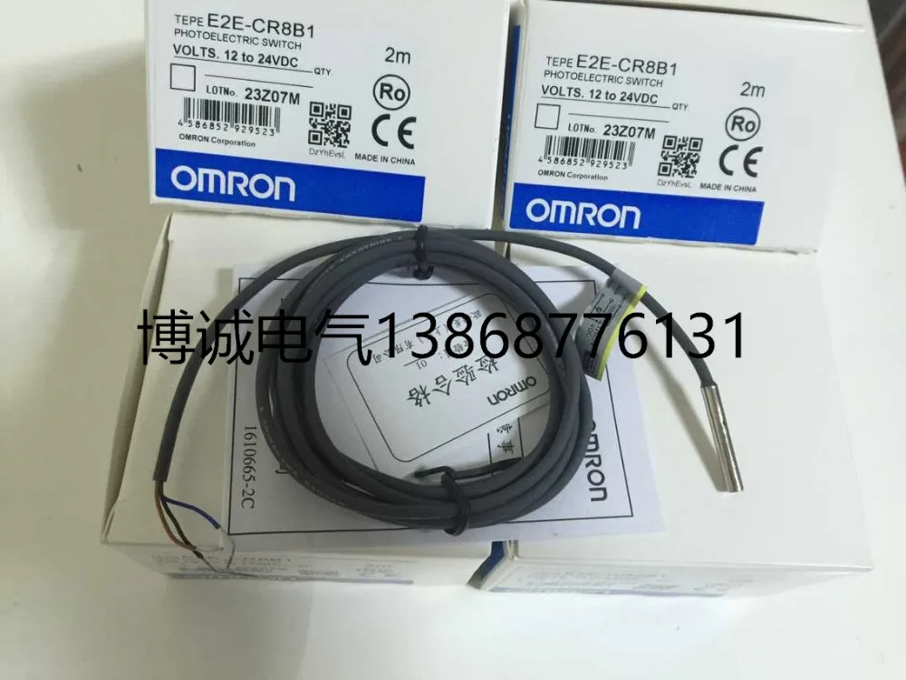 2 шт. E2E-X1C1 E2E-X1B1 E2E-CR8C1 Omron датчик приближения новый высококачественный |