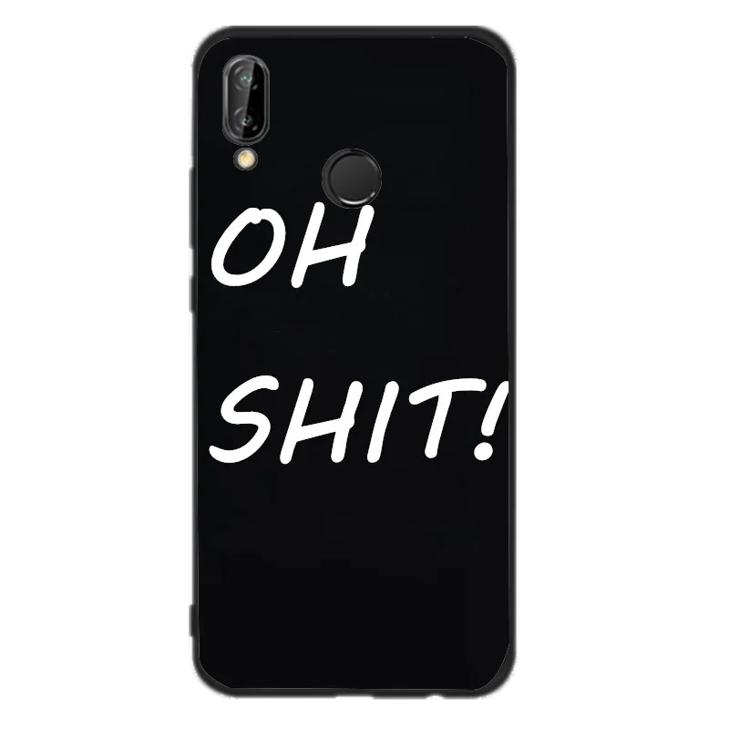 Чехол для Huawei Mate 10 Lite силиконовый мягкий роскошный черный чехол P Smart P20 P10 P8 P9 2017
