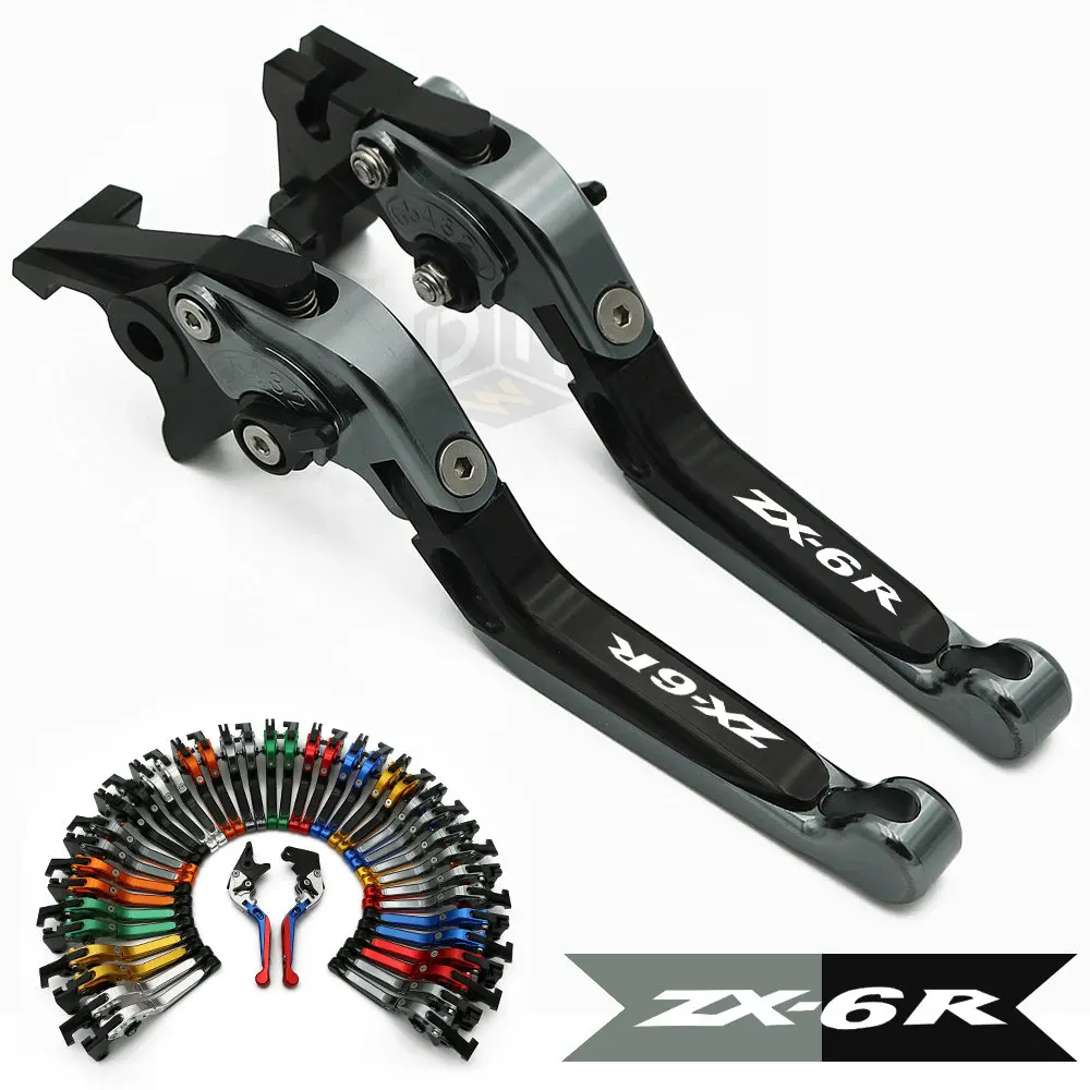 Мотоцикл Складная Выдвижная Регулируемая сцепные рычаги для KAWASAKI ZX6R ZX-6R 2007-2016 2008
