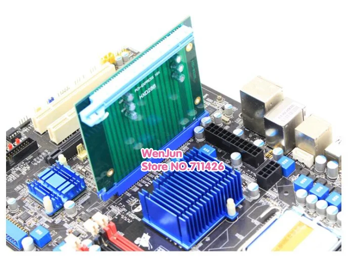 Высокое качество DIY PCI-E 16X 90-градусная переходная карта X16 видеокарта адаптер для 4U