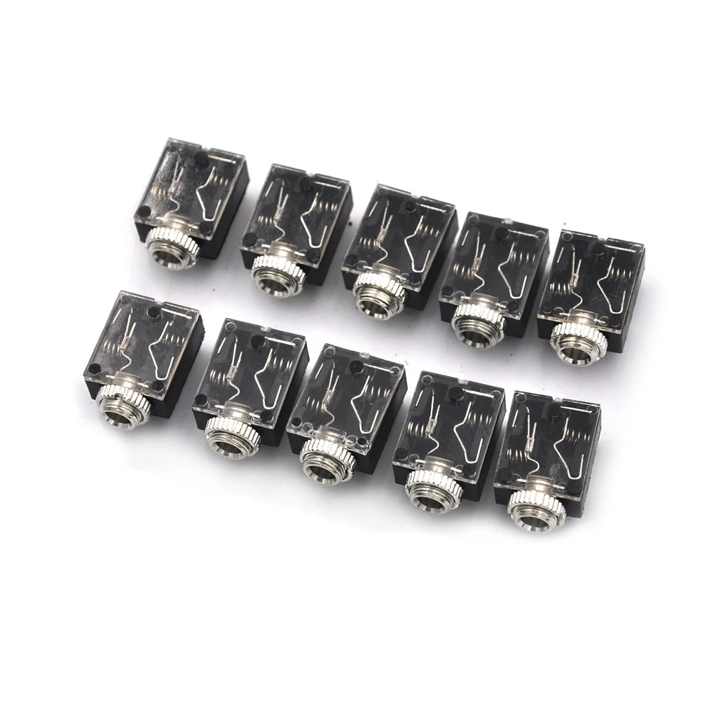 10pcs/lot 5 Pin PCB Mount Female 3.5mm Stereo Jack Socket Connector Headphone | Обустройство дома