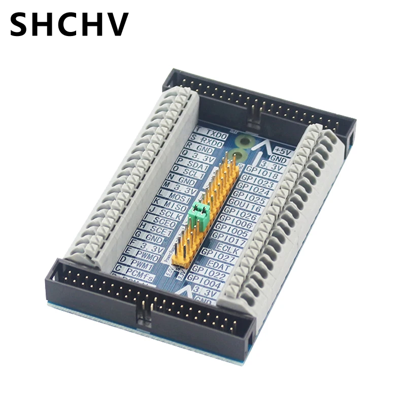 Многофункциональная каскадная Плата расширения Raspberry Pi 3 GPIO модуль для 3B Plus / Orange