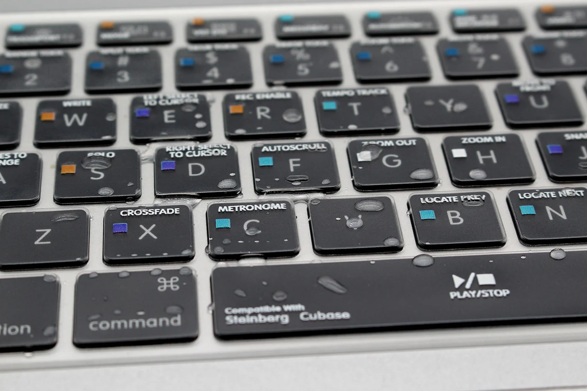 Для Apple Macbook Air Pro retina 13 15 дюймов Steinberg Cubase с горячим ключом, функциональная клавиатура из ТПУ с подсветкой, защитный чехол для кожи