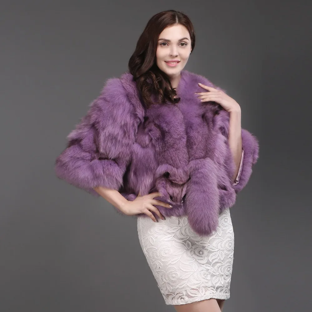 2021 Новый стиль модная женская натуральная Шуба из натурального Лисьего меха 100%