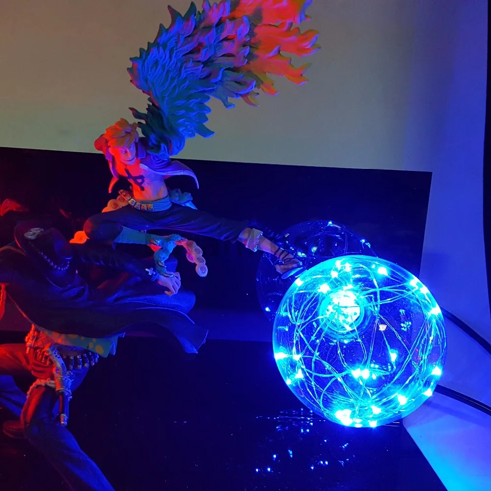 Светодиодная настольная лампа для мальчиков одна фигурка Марко Ace|toy one piece|model toytoys