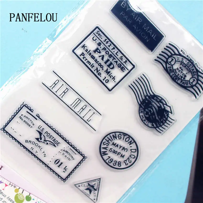 PANFELOU штамп водяной знак прозрачный сделай сам силиконовые уплотнения для