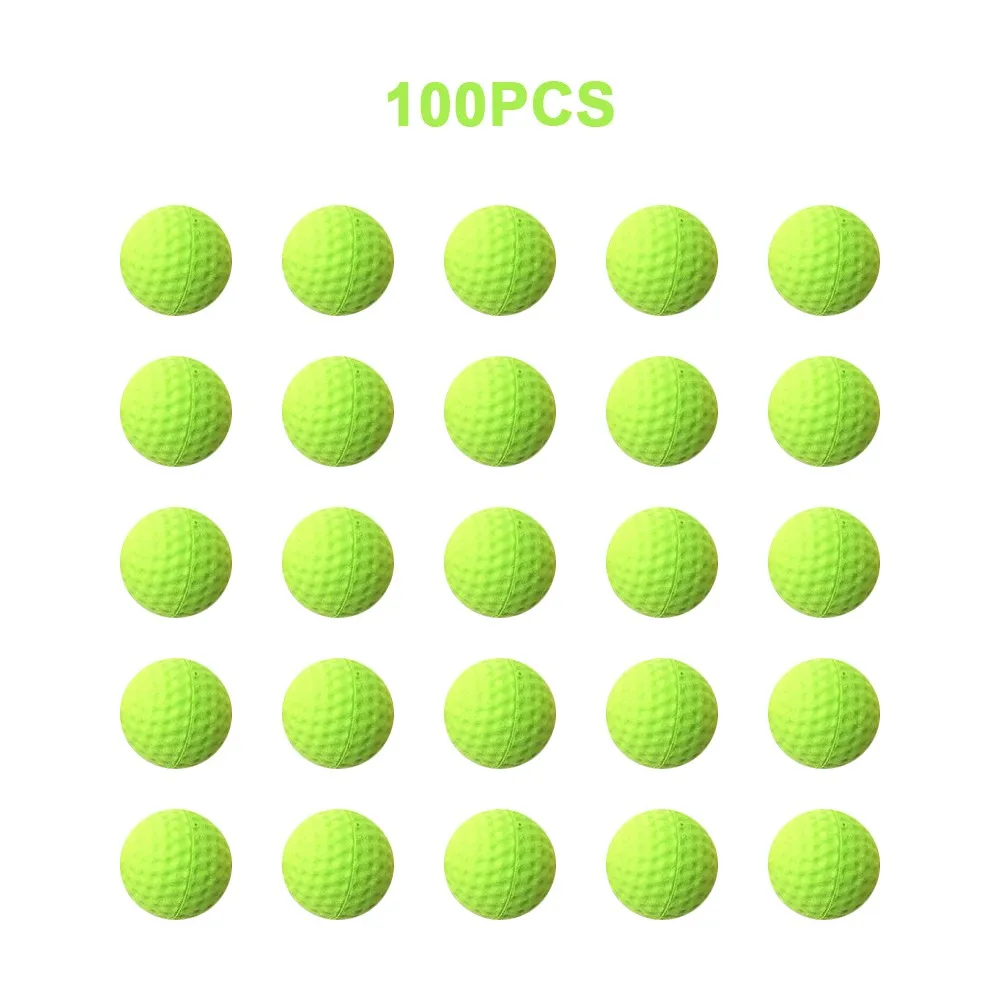 100pcs Green Viciviya 100 шт Высокое качество шариковые пули для Rival Zeus Apollo Nerf игрушечный пистолет мягкий круглый Дартс для Nerf Rivals пистолет лучший подарок - Цвет: 100pcs Green