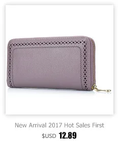 Best Quality! Women Oil Wax Genuine Cowhide Leather Long Zipper Wallet Lady Fashion Clutch Purse Bag With Strap 7 colors 2153