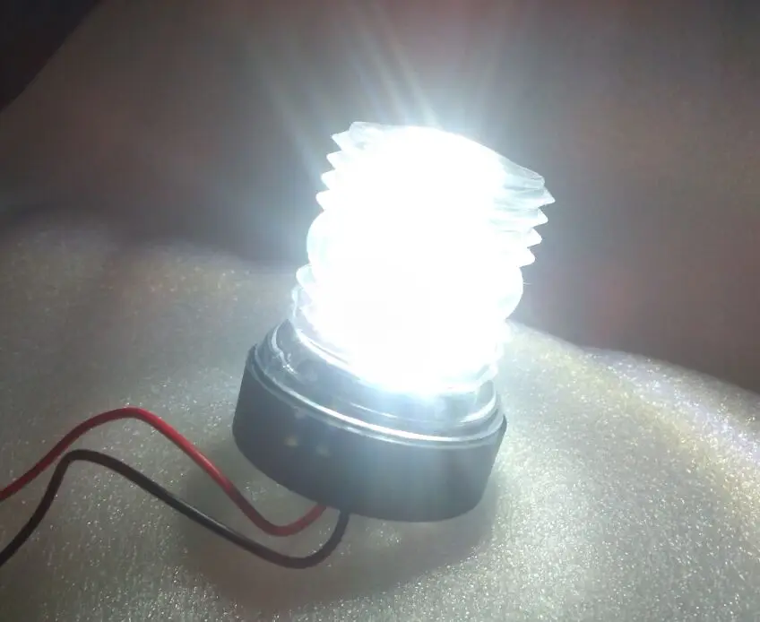 Морской яхты 360 градусов светодиодный свет навигации 12 V Белый пластик все круглый якорь свет