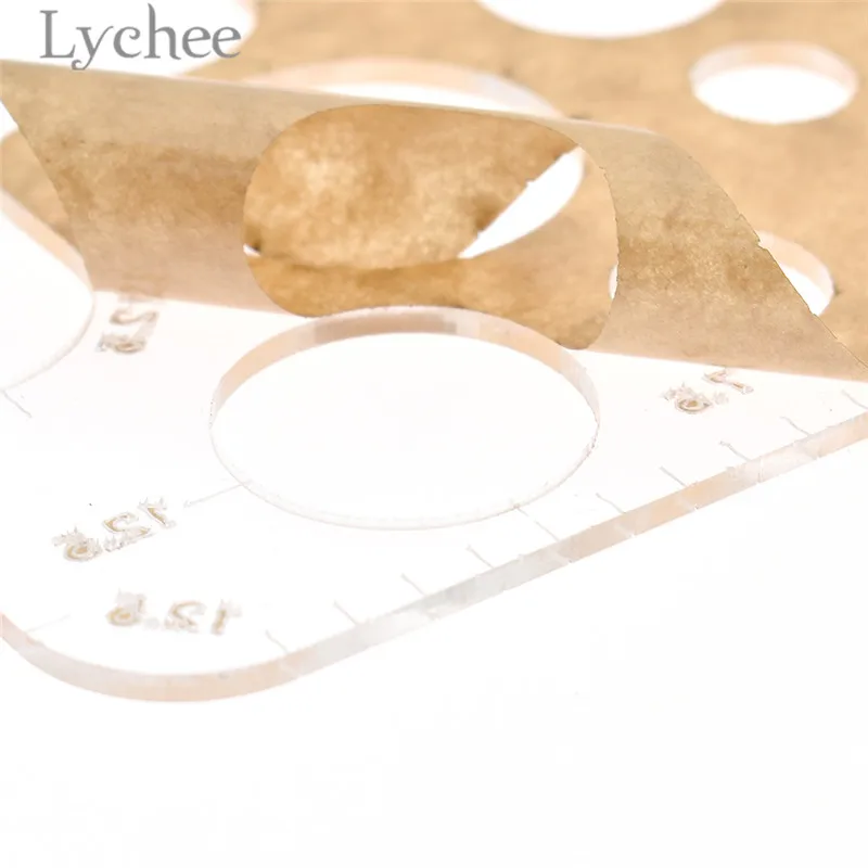 Lychee Life 1 шт. R Rules закругленные углы инструменты ручной работы из акрила для