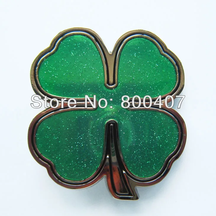 

Новая эмалированная пряжка для ремня Lucky Irish Leaf, BUCKLE-T042, бесплатная доставка