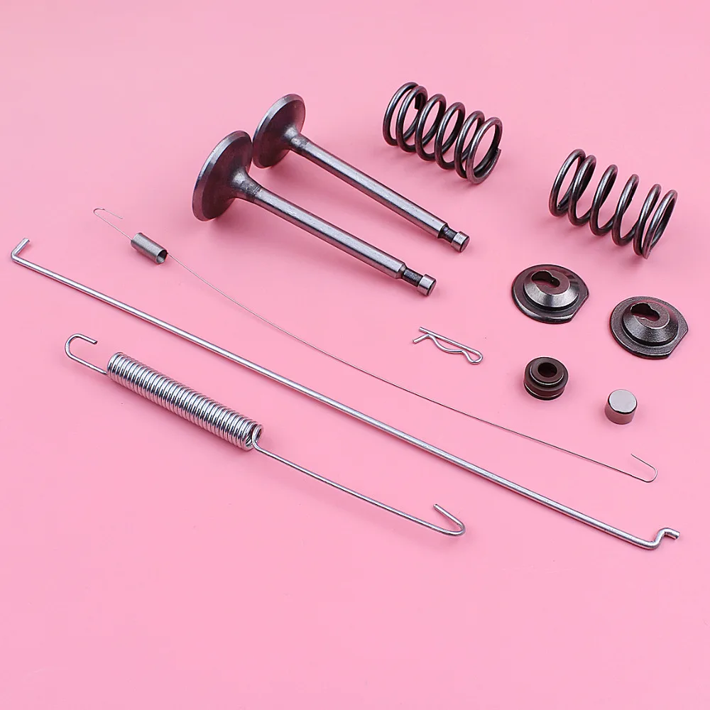 intake exhaust valve governor link rod return spring set for honda gx390 13hp gx 390 stem seal cap lawn mower engine spare part free global shipping